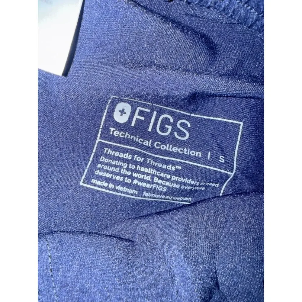 FIGS Men's Tansen Scrub Jogger Pants Size‎ Small Navy Blue Technical Collection